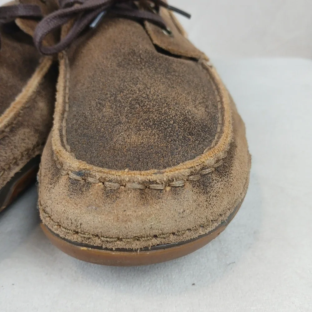 Ariat Gleeson 9.5 Mens Shoes Boat Moc Brown Casual